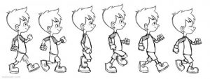 walk-cycle-preview-نوشیکا- how to become an animator-انیماتور