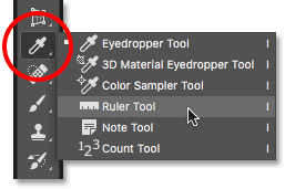 ابزار فتوشاپ- eyedropper tool