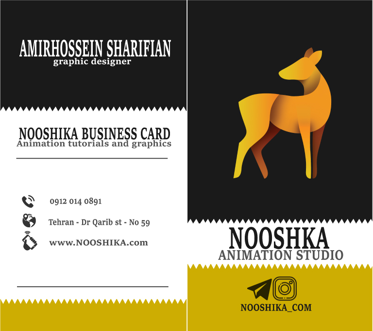 طراحی کارت ویزیت - designing business card - business card