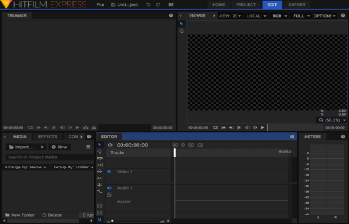software-editing- نرم افزارهای تدوین -HitFilm Express