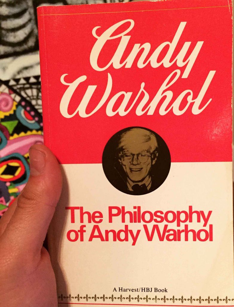کتاب The Philosophy of Andy Warhol یک کتاب الهام بخش
