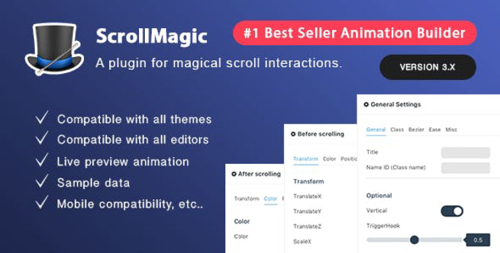 معرفی برترین افزونه های وردپرس برای ساخت انیمیشن های جذاب - Scroll Magic