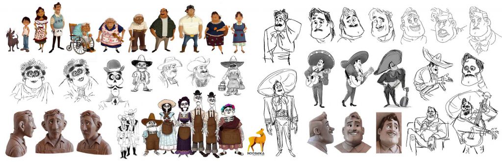اینستاگرام هنرمندان طراح استوری بورد انیمیشن کوکو 2018